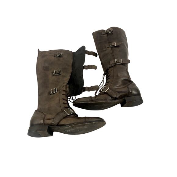 All Saints Spitalfields Women's  Boots Knee-High brown Leather Size 40 (9.5) - Picture 10 of 14